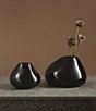 Orrefors Ebon Black Vase, Color:Black - Image 8