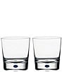 Orrefors Intermezzo Blue Drop Double Old Fashioned Glass, Set of 2, Color:Blue - Image 1