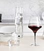 Orrefors Metropol Black Crystal Red Wine Glass, Pair, Color:Clear - Image 3