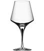 Color:Clear - Image 2 - Metropol Black Crystal Red Wine Glass, Pair