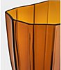 Orrefors Reed Large Vase, Color:Amber - Image 2