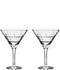 Color:Clear - Image 1 - Street Martini Glass, Set of 2