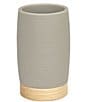 Color:Grey - Image 1 - Colwell Collection Faux-Concrete Resin and Wood Tumbler