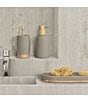 Color:Grey - Image 2 - Colwell Collection Resin/Wood Bath Accessory Tray