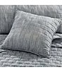 Color:Blue - Image 2 - Nils Quilted Textured Square Pillow