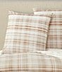 Oscar/Oliver Pascal Mini Plaid Reversible Euro Sham, Color:Cinnamon - Image 2