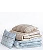 Oscar/Oliver Pascal Mini Plaid Reversible Euro Sham, Color:Cinnamon - Image 3