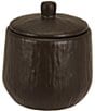 Color:Mocha - Image 1 - Stefano Collection Stoneware Cotton Storage Jar with Lid