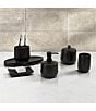 Oscar/Oliver Stefano Collection Stoneware Soap Dish, Color:Black - Image 2