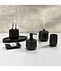 Color:Black - Image 2 - Stefano Collection Stoneware Toothbrush Holder