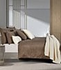 Oscar/Oliver Valencia 20#double; Square Decorative Pillow, Color:Mocha - Image 4