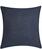 Oscar/Oliver Valencia 20#double; Square Decorative Pillow, Color:Navy - Image 2