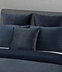Oscar/Oliver Valencia 20#double; Square Decorative Pillow, Color:Navy - Image 3