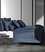 Oscar/Oliver Valencia 20#double; Square Decorative Pillow, Color:Navy - Image 4