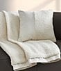 Oscar/Oliver Varick Boucle Throw, Color:Ivory - Image 2