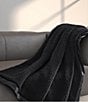 Oscar/Oliver Varick Boucle Throw, Color:Black - Image 3