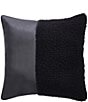 Color:Black - Image 1 - Varick Pieced Square Decorative Pillow