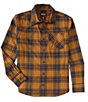 Color:Tapenade Plaid - Image 1 - Lightweight Kulshan Flannel Performance Long-Sleeve Woven Shirt