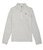 Color:Light Pewter Heather - Image 1 - Performance Stretch Baritone Quarter-Zip Pullover