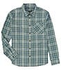 Color:Balsam - Image 1 - Performance Stretch Kulshan Flannel Long Sleeve Woven Shirt