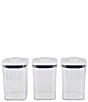 OXO 3-Piece Small Square Short POP Container Set - Image 1