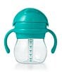 Color:Teal - Image 2 - Tot Baby Feeding Transitions Straw Sippy Cup
