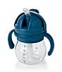 Color:Navy - Image 1 - Tot Baby Feeding Transitions Straw Sippy Cup