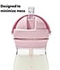 OXO Tot 9oz Transition Straw Cup 2-Pack Set, Color:Opal/Blossom - Image 3