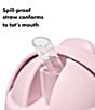 OXO Tot 9oz Transition Straw Cup 2-Pack Set, Color:Opal/Blossom - Image 4