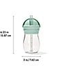 OXO Tot 9oz Transition Straw Cup 2-Pack Set, Color:Opal/Blossom - Image 5