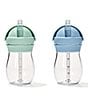 OXO Tot 9oz Transition Straw Cup 2-Pack Set, Color:Opal/Dusk - Image 1