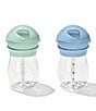 OXO Tot 9oz Transition Straw Cup 2-Pack Set, Color:Opal/Dusk - Image 2