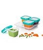 Color:Teal - Image 3 - Tot Baby Blocks (6 oz) Storage Containers