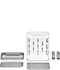 OXO Tot Expandable Bottle Drying Rack, Color:White/Grey - Image 3