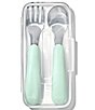 OXO Tot On-The-Go Fork & Spoon Set, Color:Opal - Image 2
