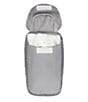 Color:Gray - Image 3 - Tot On-the-Go Wipes Hard Dispenser with Diaper Pouch