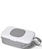 Color:Gray - Image 2 - Tot On-the-Go Wipes Hard Dispenser with Diaper Pouch