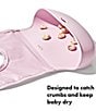 OXO Tot Roll Up Bib 2-Pack, Color:Drizzle/Blossom - Image 5