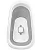OXO Tot Splash And Store Bath Tub, Color:White/Gray - Image 3