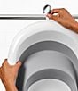 OXO Tot Splash And Store Bath Tub, Color:White/Gray - Image 12