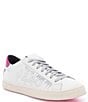 Color:Goblin - Image 1 - John Goblin Leather Lace-Up Sneakers
