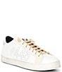 Color:Gold/Beta - Image 1 - John Gold Beta Leather Lace-Up Sneakers