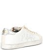 Color:Gold/Beta - Image 2 - John Gold Beta Leather Lace-Up Sneakers