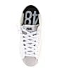 Color:Pixel - Image 5 - John Pixel Leather Lace-Up Sneakers