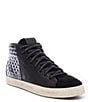 Color:Cheope - Image 1 - Skate Cheope Quilted Embossed Leather High-Top Zip Sneakers
