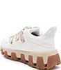 Color:White/Sand - Image 3 - X Vibram Monalea Mixed Media Lace-Up Sneakers