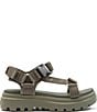Color:Dusky Green - Image 2 - Pallacruise Strap Platform Sandals