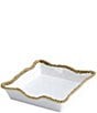 Color:White/Gold - Image 1 - Salerno Porcelain Luncheon Napkin Holder