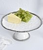 Color:White - Image 4 - Salerno Porcelain Round Cake Stand