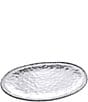 Color:Silver - Image 1 - Verona Porcelain Silver Large Oval Platter